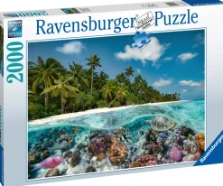 Ravensburger - A Dive in the Maldives - 2000 Piece Jigsaw Puzzle Fashion