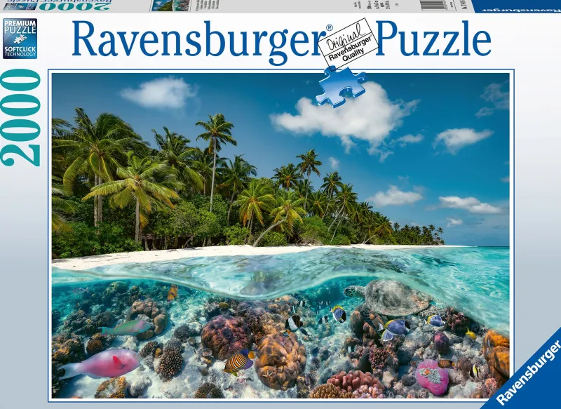 Ravensburger - A Dive in the Maldives - 2000 Piece Jigsaw Puzzle Fashion