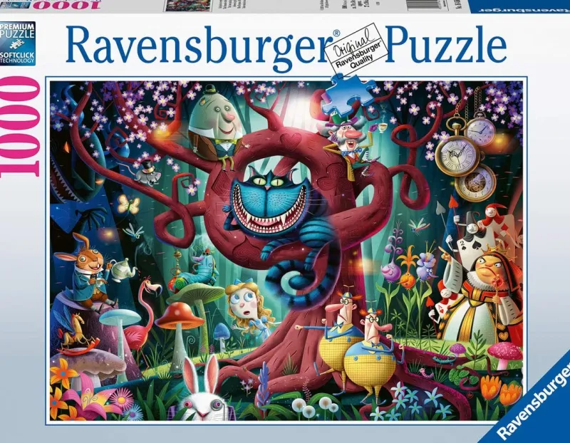 Ravensburger - Almost Everyone is Mad (Alice in Wonderland) - 1000 Piece Jigsaw Puzzle Outlet