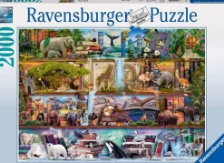 Ravensburger - Amazing Animal Kingdom - 2000 Piece Jigsaw Puzzle Hot