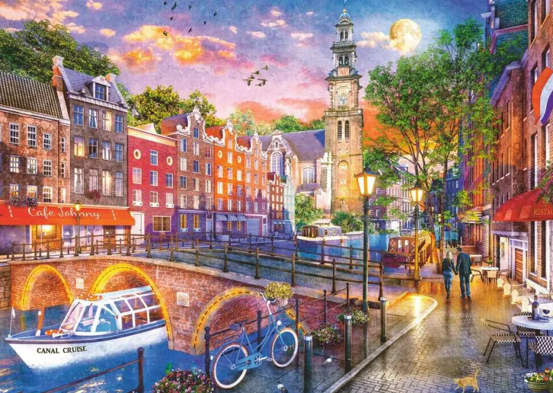 Ravensburger - Amsterdam - 1000 Piece Jigsaw Puzzle Hot