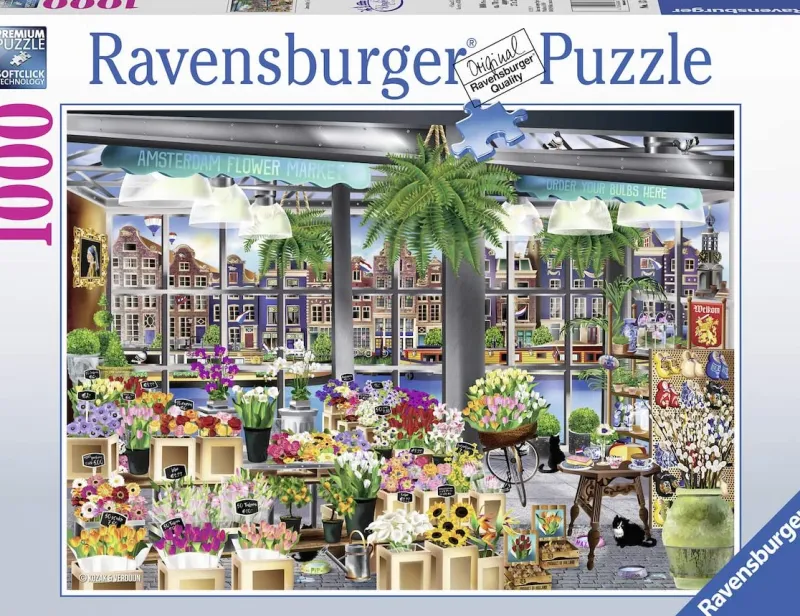 Ravensburger - Amsterdam Flower Market - 1000 Piece Jigsaw Puzzle Best