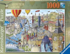 Ravensburger - Around the UK & Ireland - 1000 Piece Jigsaw Puzzle Online
