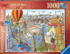 Ravensburger - Around The World In 80 Days - 1000 Piece Jigsaw Puzzle Discount