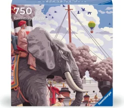 Ravensburger - Art & Soul - Around the World in 80 Days - 750 Piece Jigsaw Puzzles Fashion