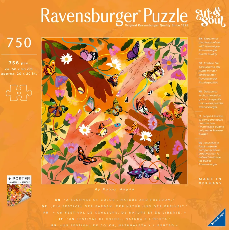 Ravensburger - Art & Soul - Flower Festival - 750 Piece Jigsaw Puzzles Best