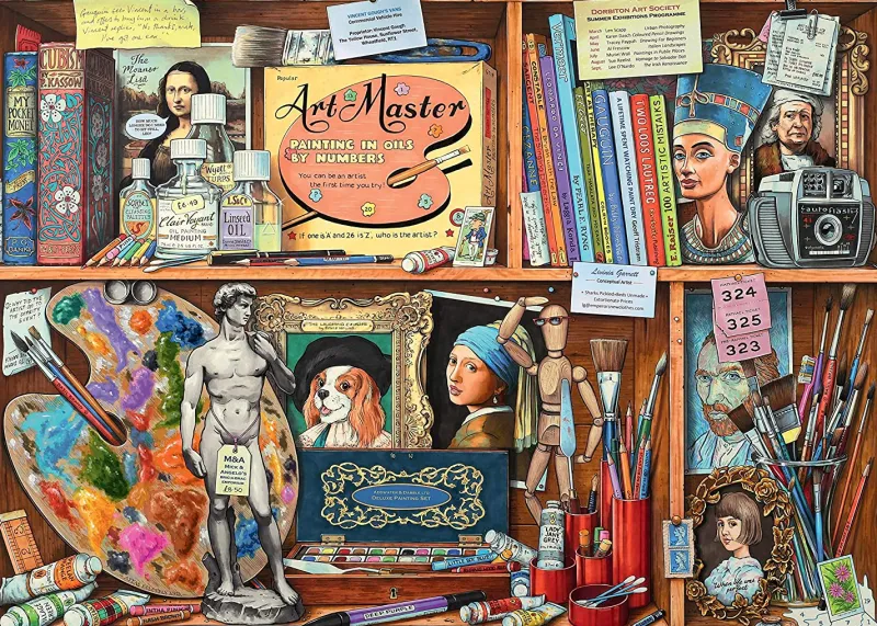 Ravensburger - Artist's Cabinet - 1000 Piece Jigsaw Puzzle Clearance