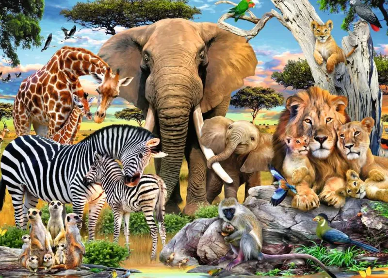 Ravensburger - Baby Love - 500 Piece Large Format Jigsaw Puzzle Hot