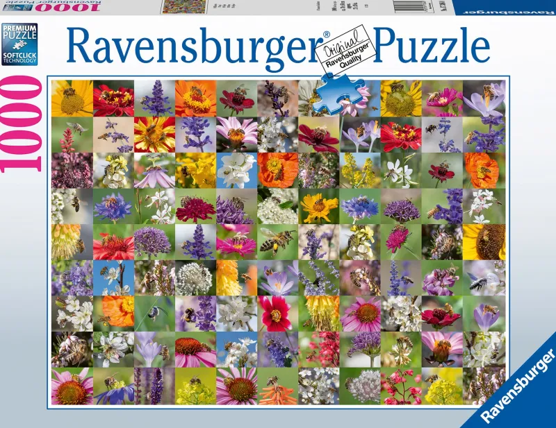 Ravensburger - Bee Collage - 1000 Piece Jigsaw Puzzle Clearance