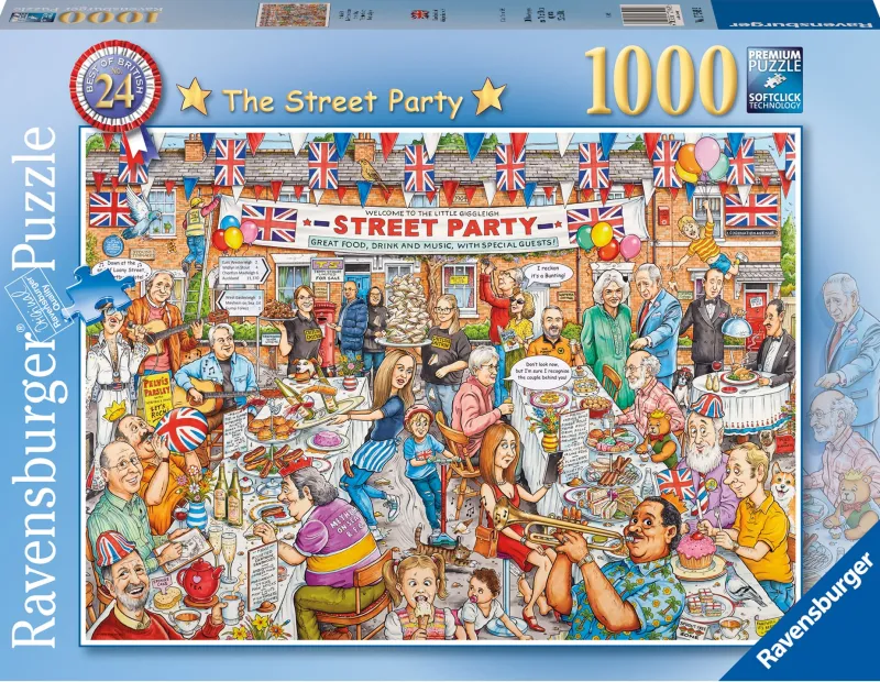Ravensburger - Best of British No.24 The Street Party - 1000 Piece Jigsaw Puzzle Best