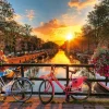 Ravensburger - Bicycles In Amsterdam - 1000 Piece Jigsaw Puzzle Sale