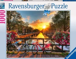 Ravensburger - Bicycles In Amsterdam - 1000 Piece Jigsaw Puzzle Sale