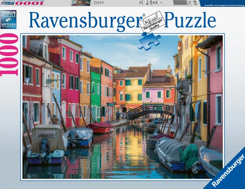 Ravensburger - Burano, Italy - 1000 Piece Jigsaw Puzzle Outlet