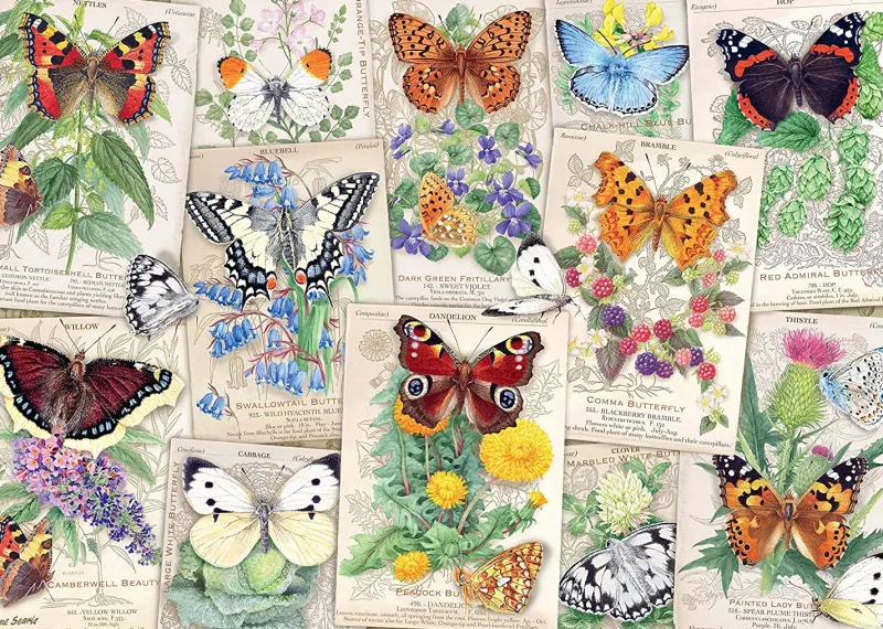 Ravensburger - Butterfly Splendours - 1000 Piece Jigsaw Puzzle Hot