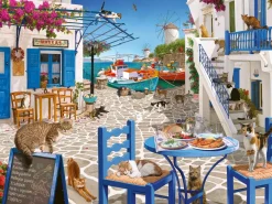 Ravensburger - Cat's of Mykonos - 1500 Piece Jigsaw Puzzle Clearance