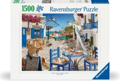 Ravensburger - Cat's of Mykonos - 1500 Piece Jigsaw Puzzle Clearance