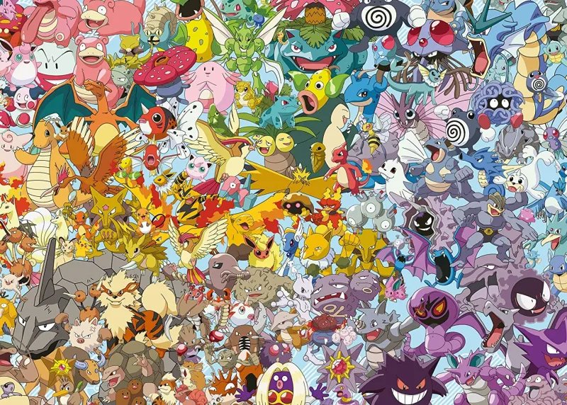 Ravensburger - Challenge - Pokémon - 1000 Piece Jigsaw Puzzle Outlet