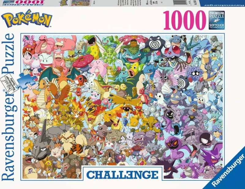 Ravensburger - Challenge - Pokémon - 1000 Piece Jigsaw Puzzle Outlet