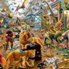 Ravensburger - Chaos in the Gallery - 1000 Piece Jigsaw Puzzle Discount