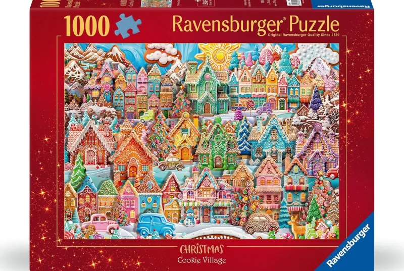 Ravensburger - Christmas Cookie Village - 1000 Piece Jigsaw Puzzle Fashion