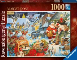 Ravensburger - Christmas Puzzle "Almost Done" Limited Edition No.27 2023 - 1000 Piece Jigsaw Puzzle Best