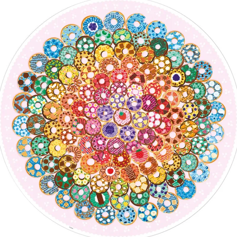 Ravensburger - Circle of Colours - Doughnuts - 500 Piece Jigsaw Puzzle Hot