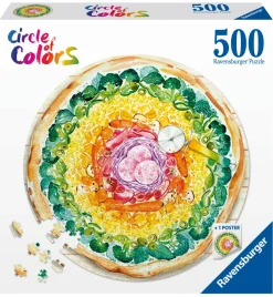 Ravensburger - Circle of Colours - Pizza - 500 Piece Jigsaw Puzzle Online