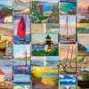 Ravensburger - Coastal Collage - 1500 Piece Jigsaw Puzzle Fashion