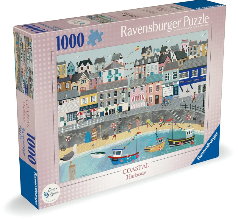 Ravensburger - Coastal Harbour - 1000 Piece Jigsaw Puzzle Online