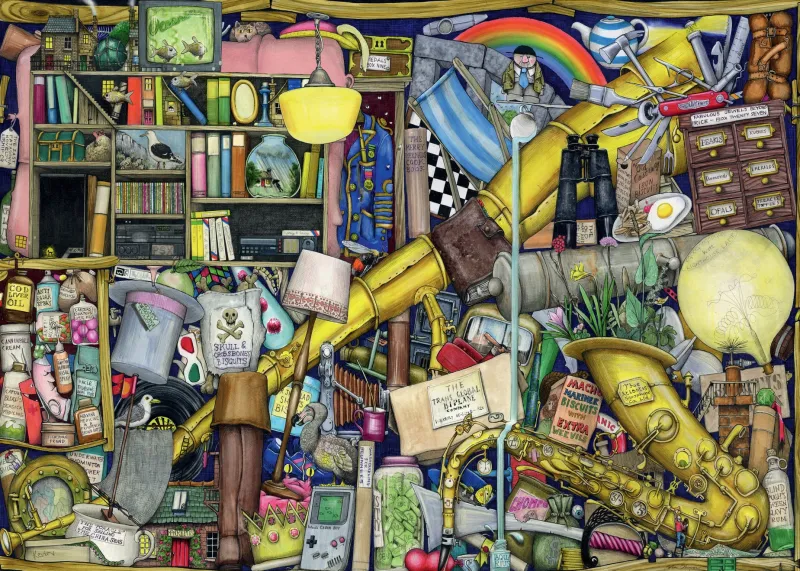 Ravensburger - Colin Thompson - Grandad's Locker - 1000 Piece Jigsaw Puzzle Discount
