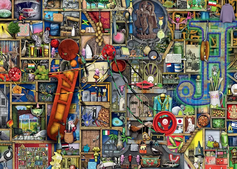 Ravensburger - Colin Thompson: Awesome Alphabet "I & J" - 1000 Piece Jigsaw Puzzle Sale