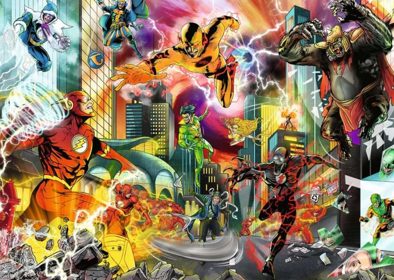 Ravensburger - Collector's Edition, The Flash - 1000 Piece Jigsaw Puzzle Hot