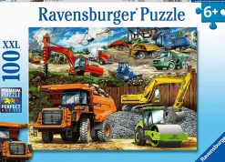 Ravensburger - Construction Vehicles - 100 XXL Piece Jigsaw Puzzle New