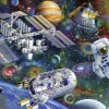 Ravensburger - Cosmic Exploration - 200 XXL Piece Jigsaw Puzzle New