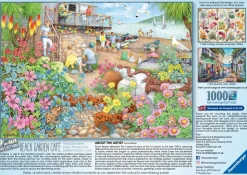 Ravensburger - Cosy Café No.1, Beach Garden Café - 1000 Piece Jigsaw Puzzle Fashion