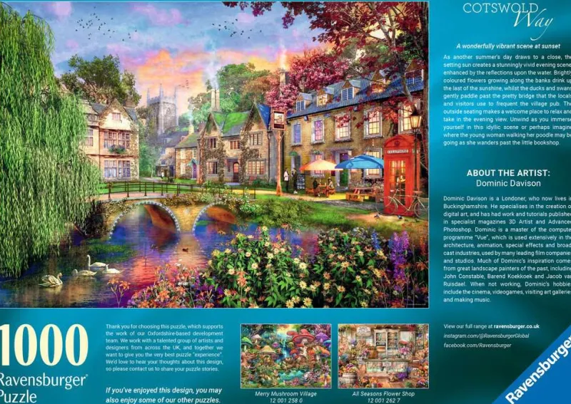 Ravensburger - Cotswold Way - 1000 Piece Jigsaw Puzzle Sale