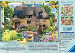 Ravensburger - Country Cottage Collection - Baker's Cottage - 1000 Piece Jigsaw Puzzle Sale