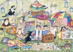 Ravensburger - Crazy Cats - Lazy Summer Afternoon - 1000 Piece Jigsaw Puzzle Fashion