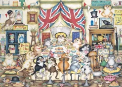 Ravensburger - Crazy Cats, Afternoon at Tiddles - 1000 Piece Jigsaw Puzzle Outlet