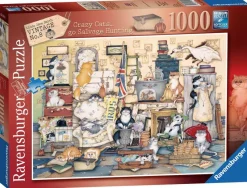 Ravensburger - Crazy Cats Vintage No.8 Go Salvage Hunting - 1000 Piece Jigsaw Puzzle Sale