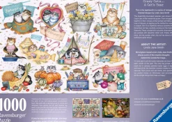 Ravensburger - Crazy Cats - A Cat's Year - 1000 Piece Sale