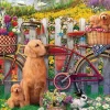 Ravensburger - Cute Dogs in the Garden - 500 Piece Jigsaw Puzzle Fashion