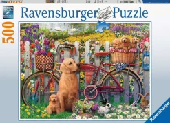 Ravensburger - Cute Dogs in the Garden - 500 Piece Jigsaw Puzzle Fashion