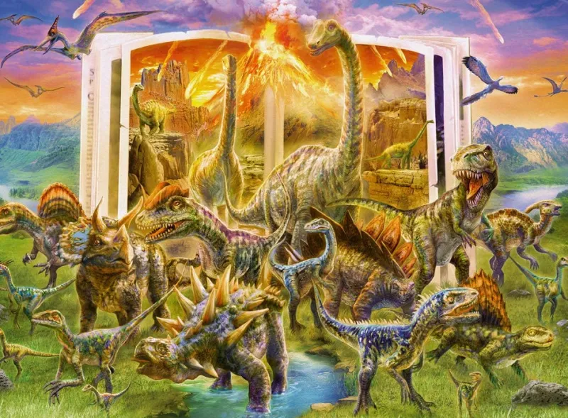 Ravensburger - Dino Dictionary XXL - 300 Piece Jigsaw Puzzle Outlet