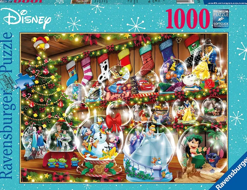 Ravensburger - Disney Christmas Snowglobe Paradise - 1000 Piece Jigsaw Puzzle Best