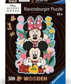 Ravensburger - Disney Mickey & Minnie - 300 Piece Wooden Jigsaw Puzzle Outlet