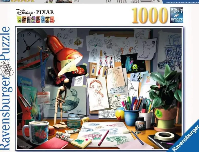 Ravensburger - Disney Pixar The Artist?s Desk - 1000 Piece Jigsaw Puzzle Sale