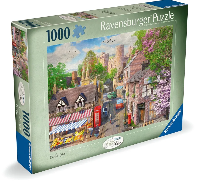 Ravensburger - Down the Lane No.5 Castle Lane - 1000 Piece Online