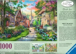 Ravensburger - Down the Lane No.4 Church Lane - 1000 Piece Jigsaw Puzzle Best