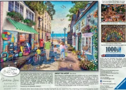 Ravensburger - Down The Lane No.3, Seaview Lane - 1000 Piece Jigsaw Puzzle Discount